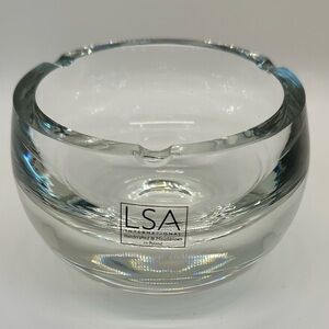 VTG‎ LSA International Handcrafted & Mouthblown Crystal Ashtray Made in Poland